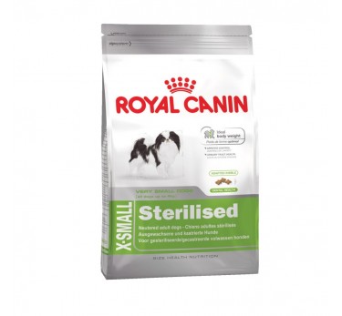 Royal Canin X-Small Sterilised Adult  стерилизованных собак миниатюрных размеров 0,5кг